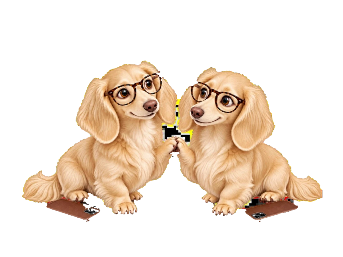 Two happy Rosi dogs together